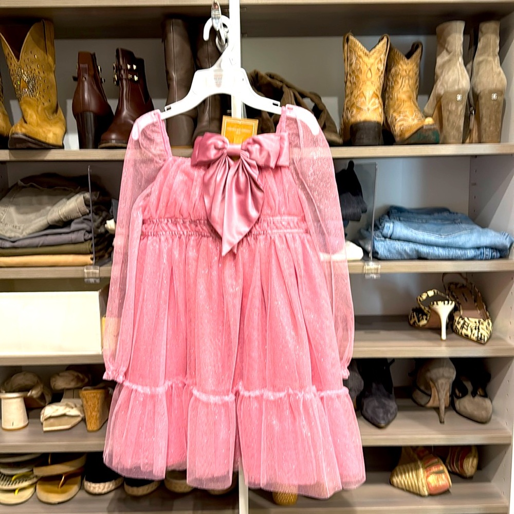 Cupcakes and Cashmere Holiday Collection never been worn kids dress size 8. Pink